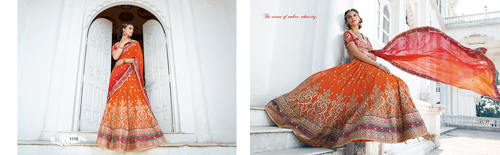 HEAVY EMBROIDERED BRIDAL WEAR