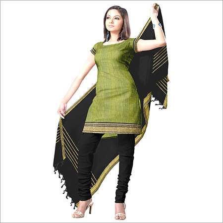 Unstitched Cotton Churidar