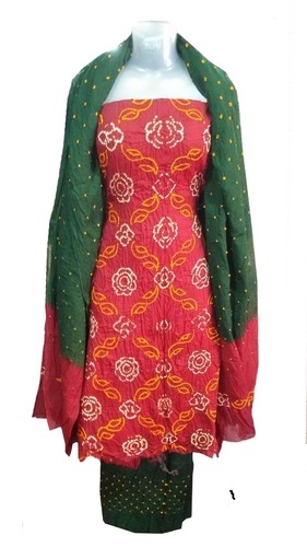 Bandhani Satin Salwar Dress
