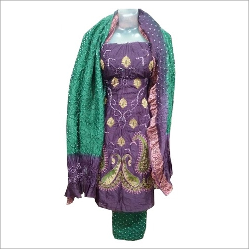 Violet Gadwal Dress Material