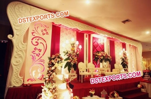English Wedding Backdrop Frames - Fiberglass, Variable Sizes, White | Lightweight, Elegant Design, Easy Setup, Self-Standing