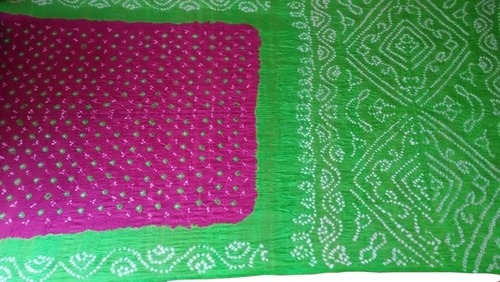 Traditional Bandhani Silk Saree