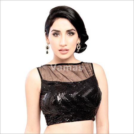 Sequence Back Open Blouse