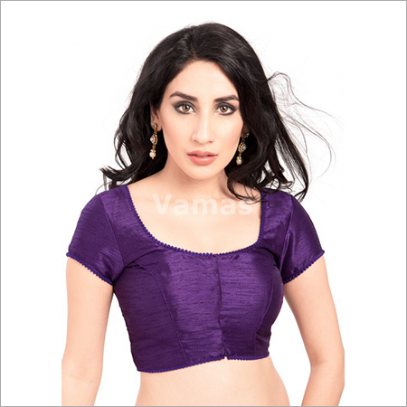 Silk Front Open Blouse