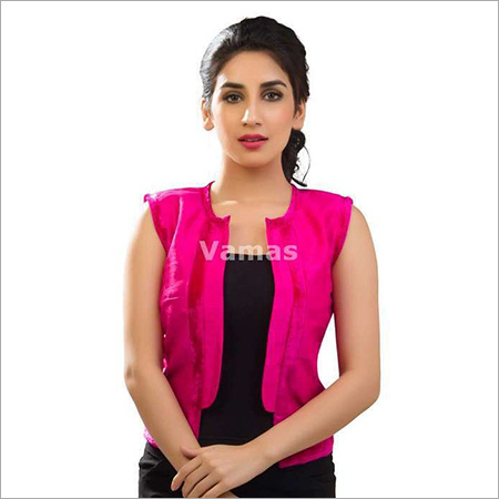 Pink Dupion Silk Jacket