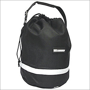 Unlined Bag, Drawstring, Black