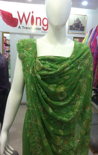 Chikan Saree