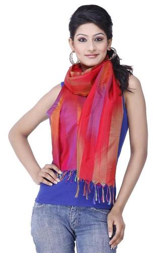 Multi Chanderi Banarasi Readymade Stole