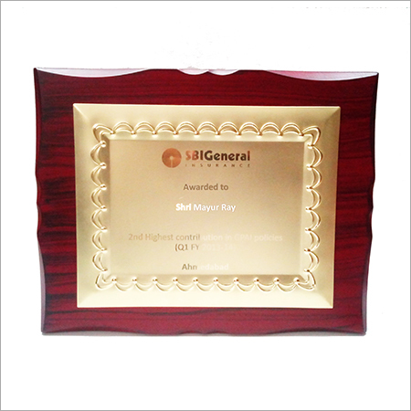Wooden Certificate