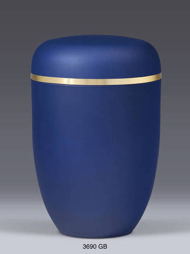 Urns - Aluminum, 12x8 inches, Blue | Durable Material, Elegant Design, Threaded Seal, Easy Handling