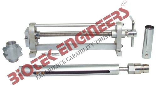 Sampling Outfit Soil Specimen - Metal, 38mm Dia x 150/200mm Length, Screw Type | Undisturbed Soil Sampling, Wax Sealing, Canvas Bag