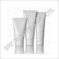Herbal Cosmetics Tube - Plastic Material, 12.4 X 3 X 2.5 Cm, White Color, Round Shape, Crown Cap, Hot Stamping Surface Handling