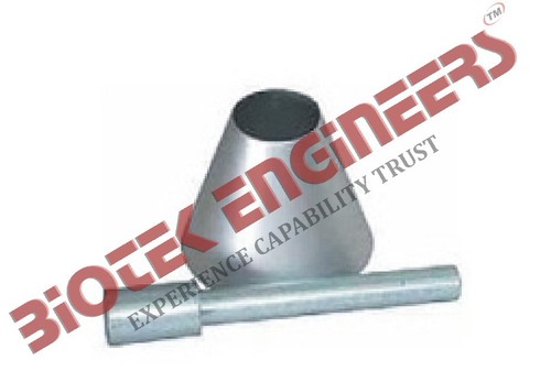 Sand absortion cone & tamper