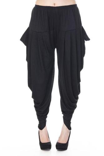 Plane Black Hosiery Dhoti