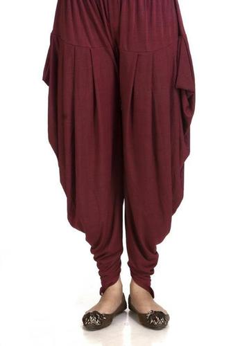 Fuschia Hosiery Plain Readymade Dhoti