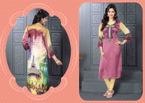 Satin Readymade Kurti