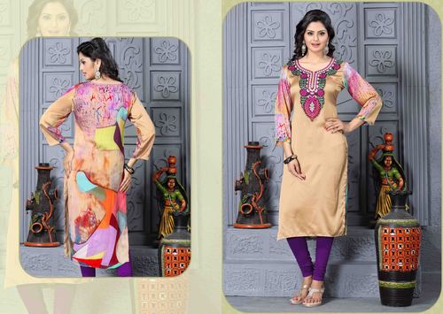 Satin Readymade Kurti