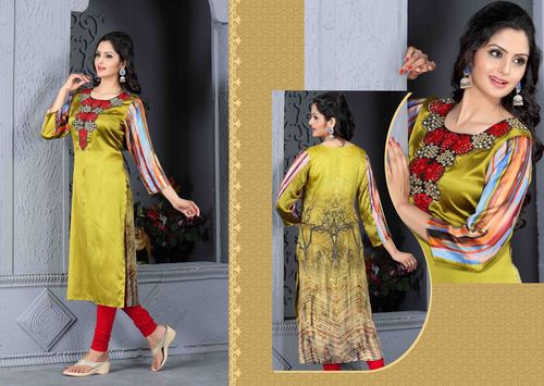 Satin Readymade Kurti