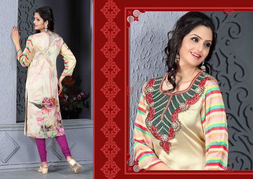 Satin Readymade Kurti