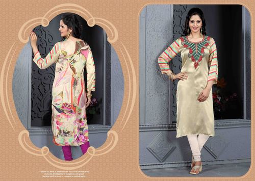 Satin Readymade Kurti