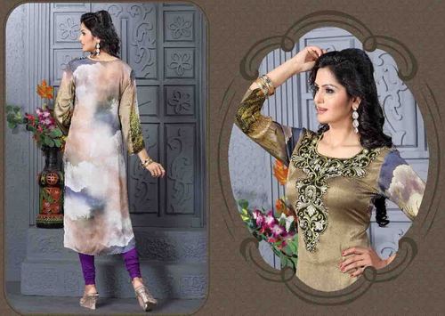 Golden Heena Designer Kurti