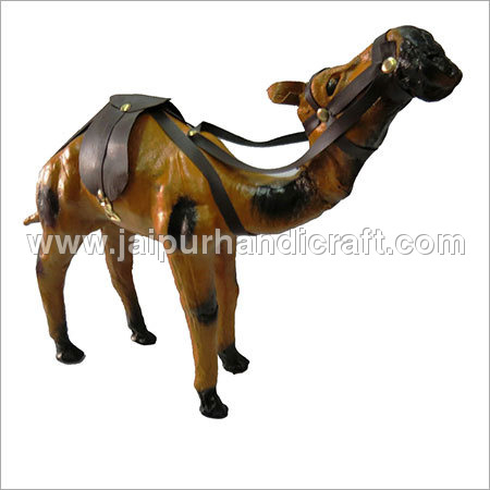 Leather Camel Statues