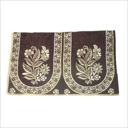 Handloom Printed Fabric - Cotton Blend, 15x20 Inches, Brown | Floral Print, Durable, Elegant Style, Versatile Use
