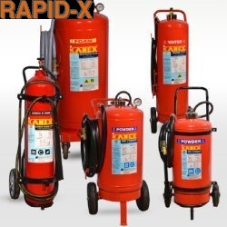 Trolley Mounted Fire Extinguishers