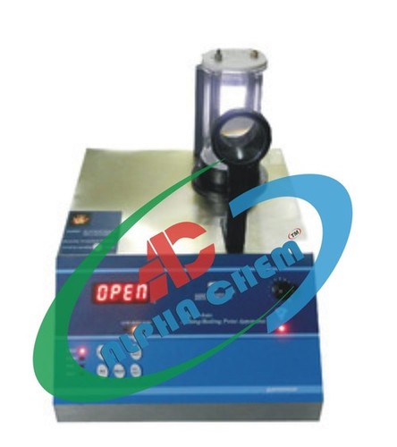 Melting Point App. Microprocessor Controlled - Corning Glass Bath, Silicon Oil Heating, 300C Range, 1C Resolution | Optical Magnifier, Auto Ramp, Magnetic Stirrer, 3 Sample Capacity