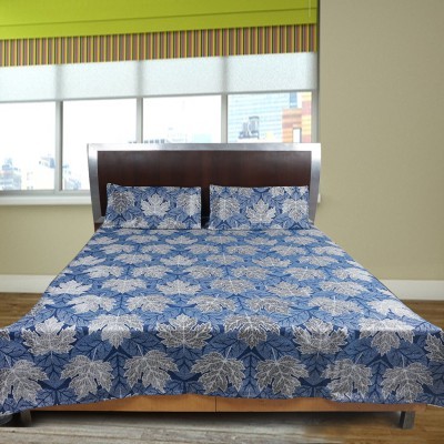 Cotton silk Blend Bed sheet Geometric