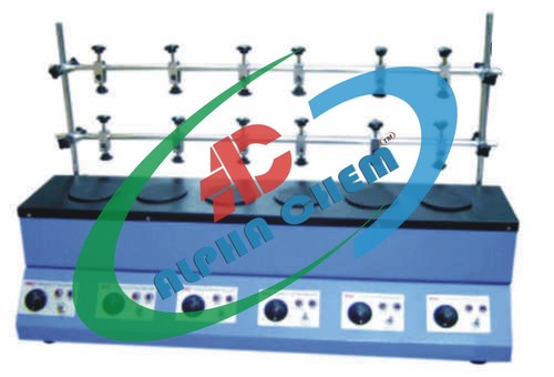 Soxhlet Extraction Unit Mantel Type Without Glass Parts - Steel, 3 or 6 Mantels, 600W/1200W | Efficient Extraction, Reliable Heating