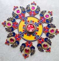 Plastic Acrylic Rangoli Design