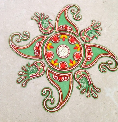 Plastic Acrylic Designers Rangoli