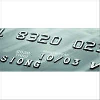 Embossed Cards - Pvc, 86 X 54 Mm, Grey | Ageing Resistant, Waterproof, Smooth Surface, Golden/silver Metallic Finish, Custom Designs