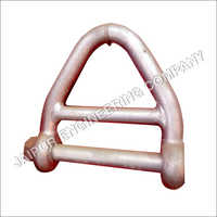 Ms Hanger Shackle - Forged Steel, 10-50 Mm Size Range, Galvanized Finish | Heavy Duty, High Strength, Long Lifespan, Reliable Design, Versatile Usage