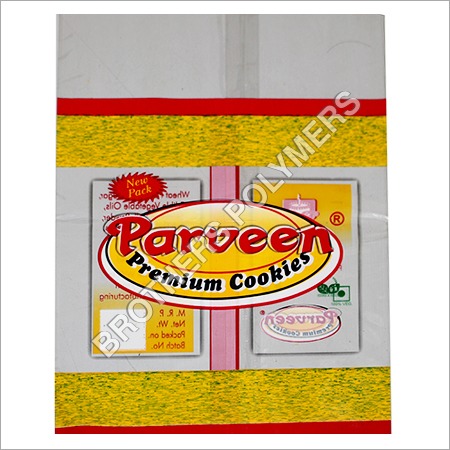Yellow Cookies Packaging Pouches