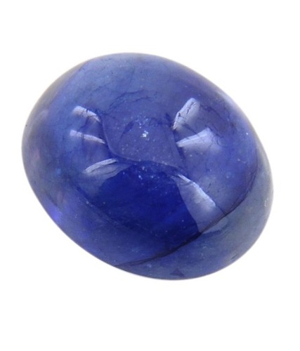 Oval Cabochon Natural Blue Sapphire Gemstone IGL Certified 17.25 Ratti