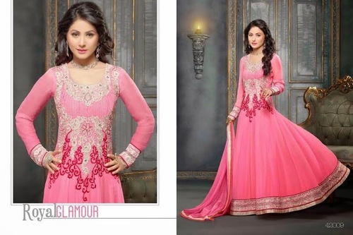 HEENAAZ HIT LIST - Georgette 6 PC Album, Multiple Sizes | Embroidery, Elegant Design, Party Wear