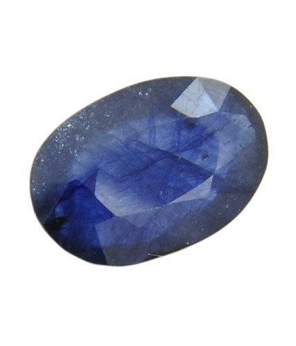 Blue Sapphire Madagascar Origin Neelam 8.92 Carat Oval Faceted, Blue Gemstone for Spiritual Use