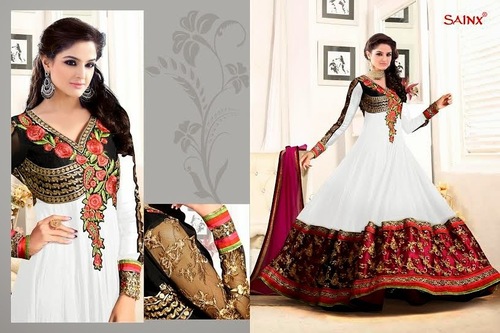 SATHIYA, GEORGETE PARTY WEAR SUITS