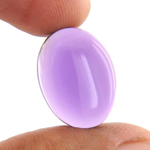 15.63 Cts Certified Oval Cabochon Amethyst Gemstone