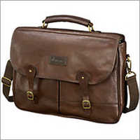 Leather School Bags - Genuine Leather, 15x12x5 Inches, Brown | Durable Leather, Multiple Pockets, Stylish Design, Easy Carrying