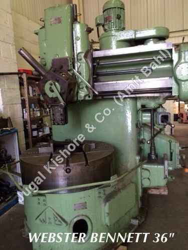 Vertical Lathe Webster Bennett Dh 36 Inch - Application: Used In Manufacturing For Machining Large