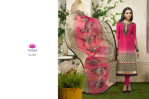 Sophia - Cotton, Knee-Length, Pink | Comfortable Casual Printed Stylish Suit
