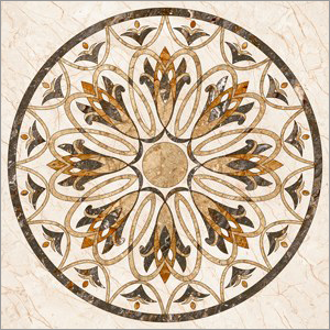 Ceramic Floor Tiles - 60x60 Polished Glazed Cream | Wear-Resistant, Non-Slip, Antibacterial