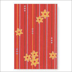 Red Printed Designer Wall Tile