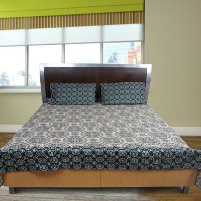 Poly Cotton Bed sheet Polka