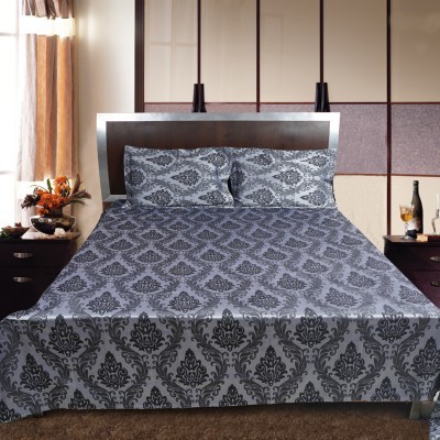 Cotton Silk Bed Sheet Floral