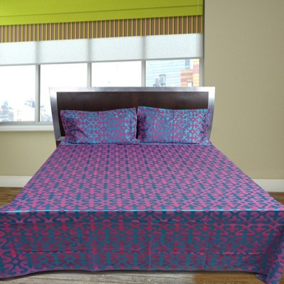 Cotton Silk Bed Sheet Designer