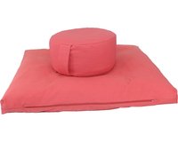 Meditation Cushion Set- Shell Pink Plain Dimensions: 90 X 70 X 6 Cm  Centimeter (cm)